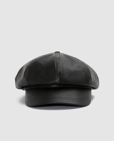  URBAN REVIVO - Nón beret nữ phối vành thời trang 