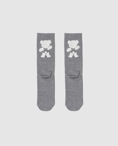  URBAN REVIVO - Vớ nữ cổ cao dệt họa tiết 