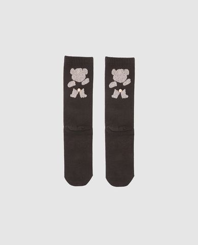  URBAN REVIVO - Vớ nữ cổ cao dệt họa tiết 
