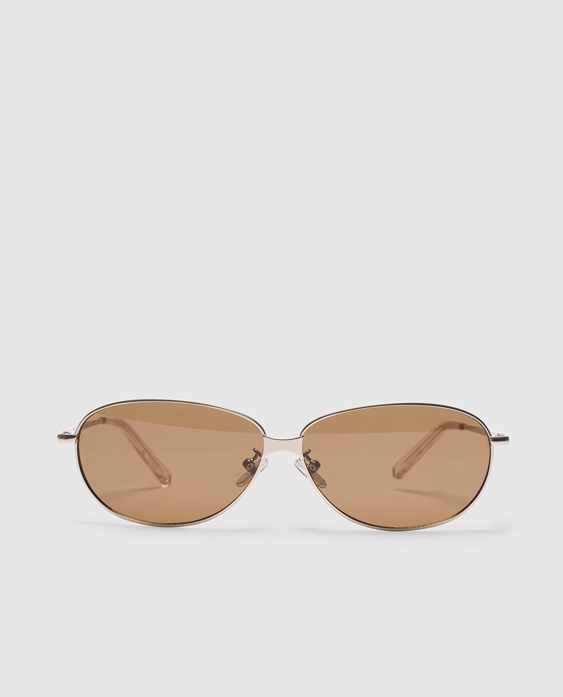 URBAN REVIVO - Kính mát nữ gọng oval bản mảnh