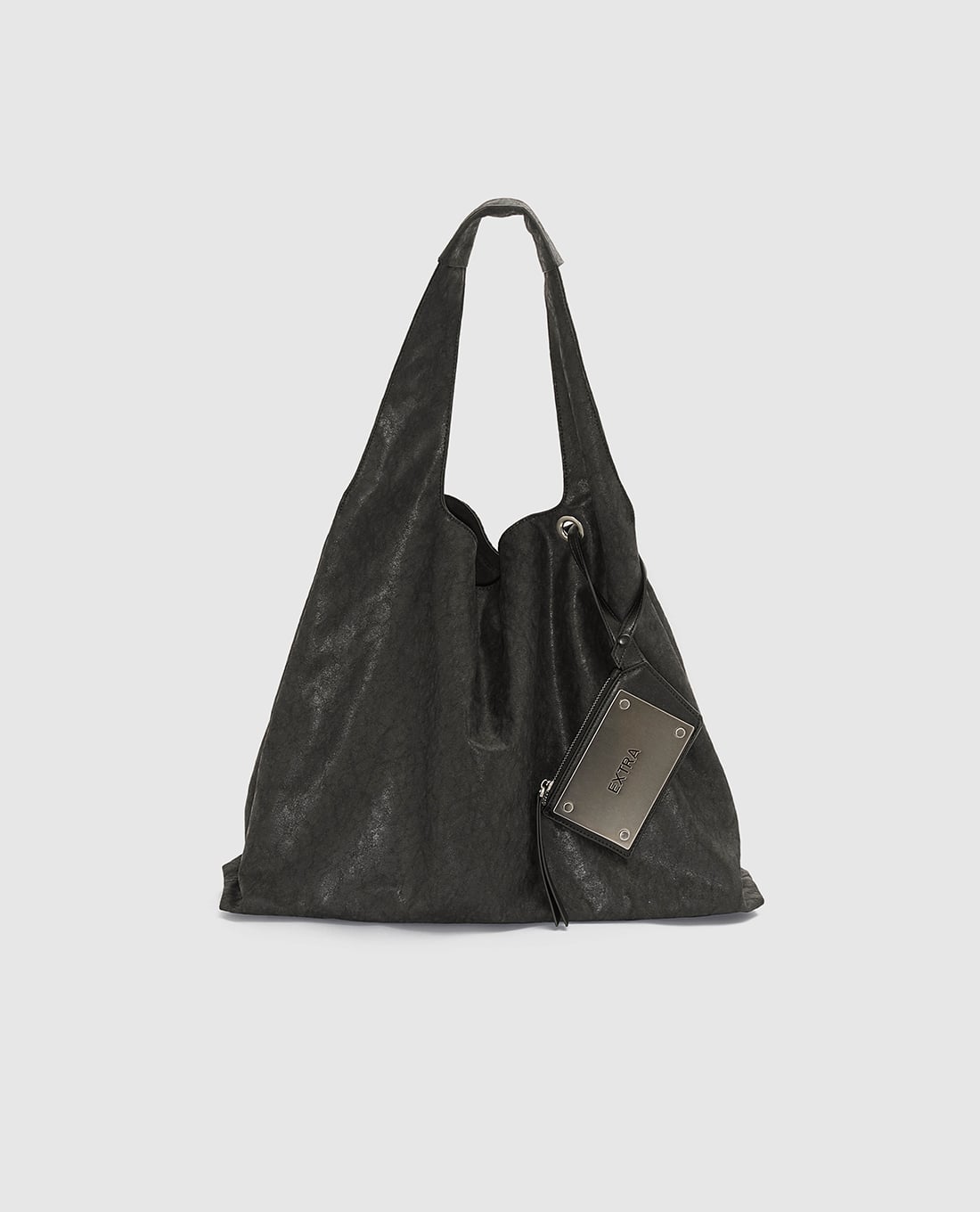 URBAN REVIVO - Túi đeo vai nữ dáng hobo kèm ví mini