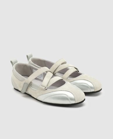  URBAN REVIVO - Giày búp bê nữ đế bệt quai dán 