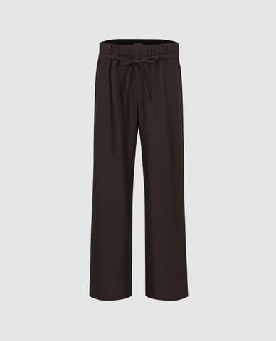  URBAN REVIVO - Quần nam ống rộng lưng thun dây rút 