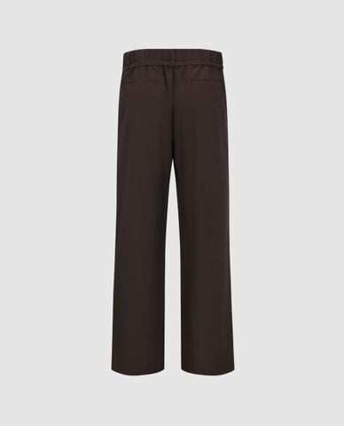  URBAN REVIVO - Quần nam ống rộng lưng thun dây rút 