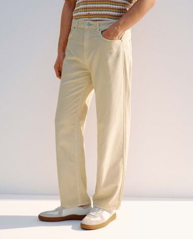  URBAN REVIVO - Quần jeans nam ống đứng hiện đại 