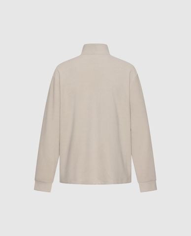  URBAN REVIVO - Áo sweatshirt nam cổ trụ khóa kéo 