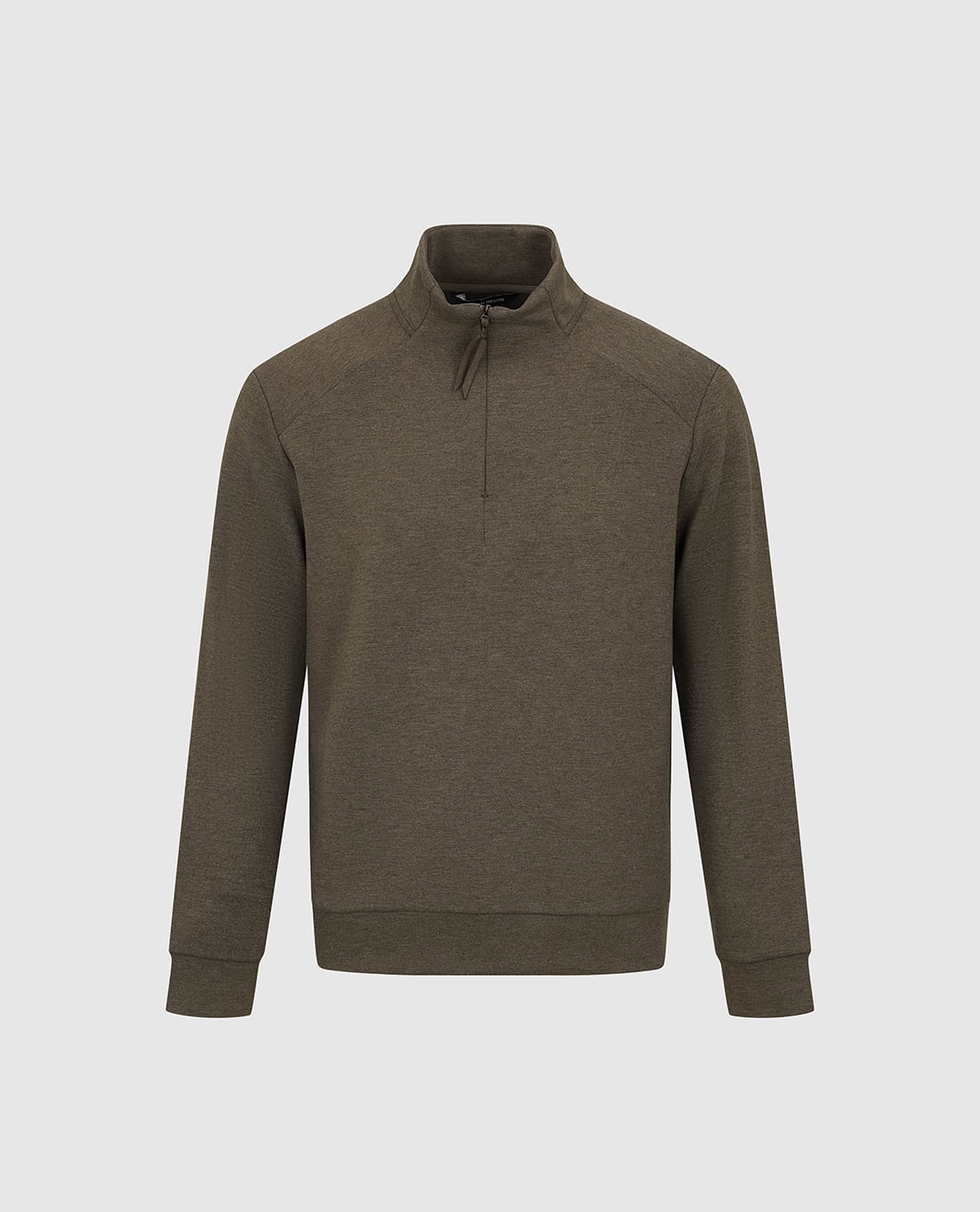 URBAN REVIVO - Áo sweatshirt nam cổ trụ khóa kéo