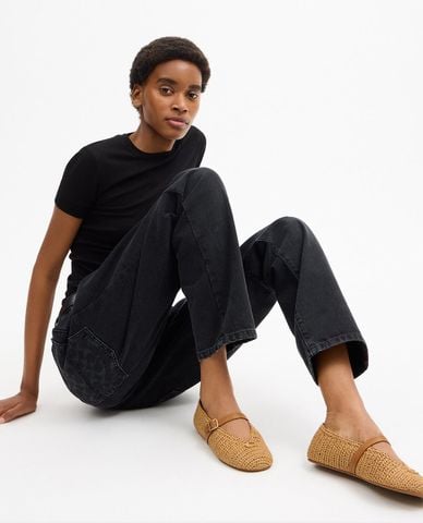  COACH - Giày búp bê nữ đế bệt Sculpted C 