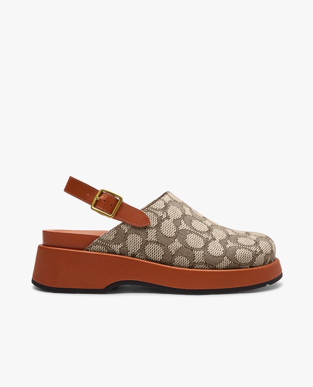 COACH - Giày clog nữ mũi tròn Sculpted C