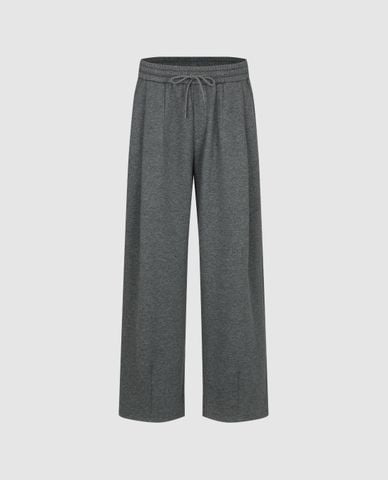 URBAN REVIVO - Quần dài nam ống rộng lưng thun dây rút 