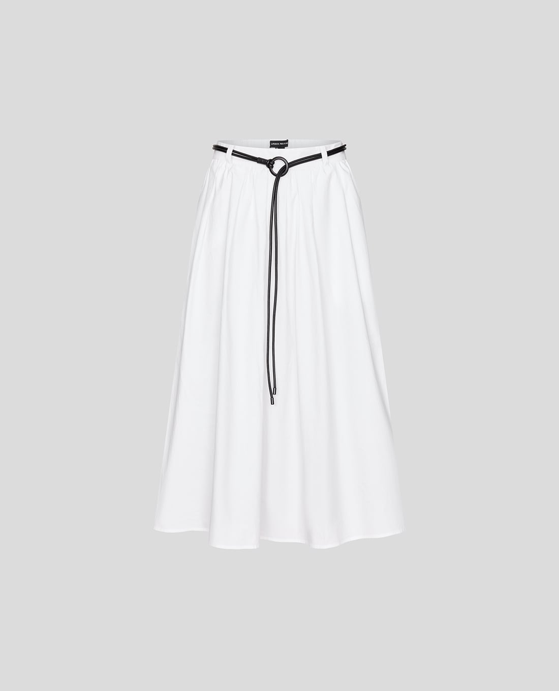 URBAN REVIVO - Chân váy chữ A midi thắt dây