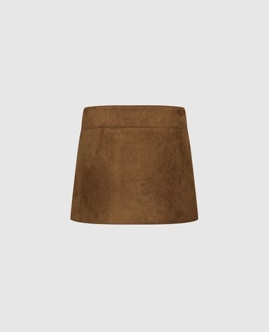  URBAN REVIVO - Chân váy chữ A mini đính đinh tán 