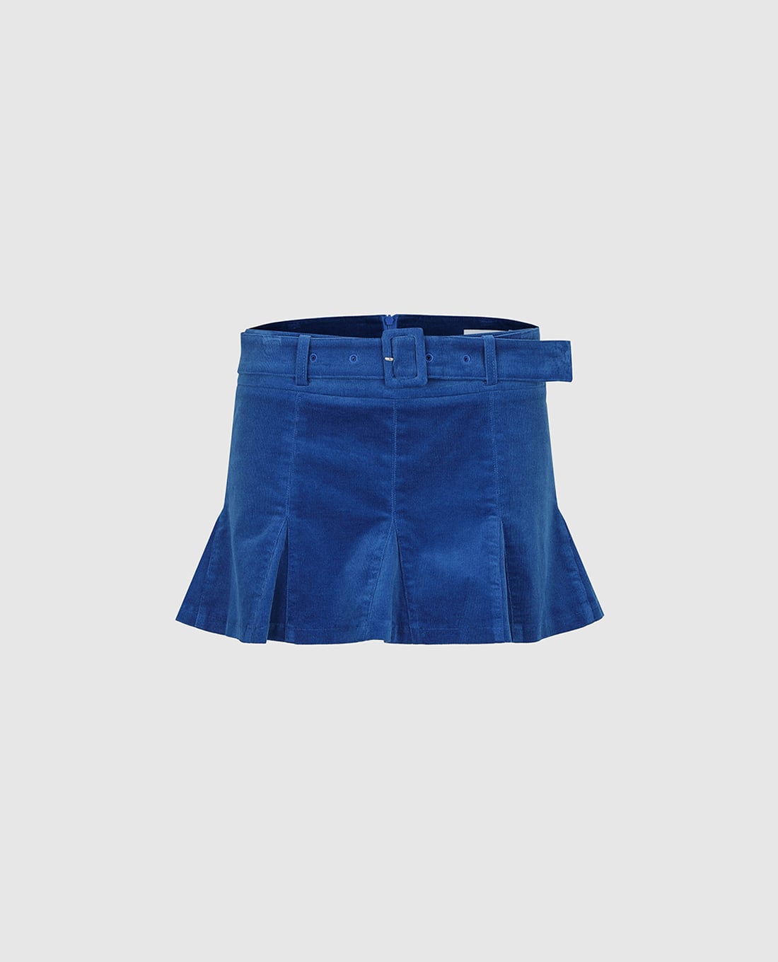 URBAN REVIVO - Chân váy chữ A mini kèm đai thắt