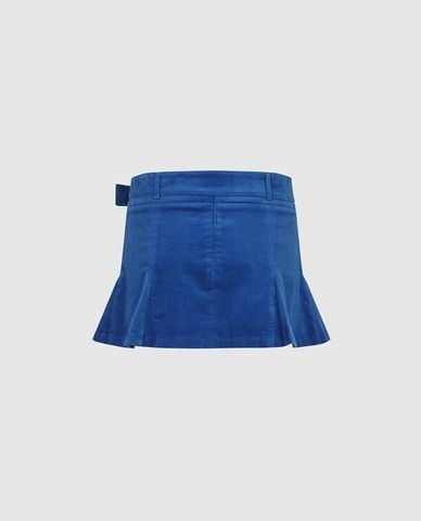  URBAN REVIVO - Chân váy chữ A mini kèm đai thắt 
