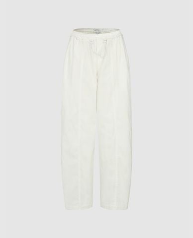  URBAN REVIVO - Quần jogger nữ lưng thun phối dây rút 