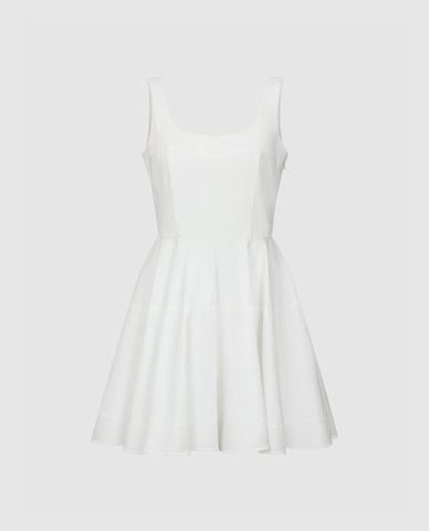  URBAN REVIVO - Đầm hai dây mini cổ chữ U dáng xòe 