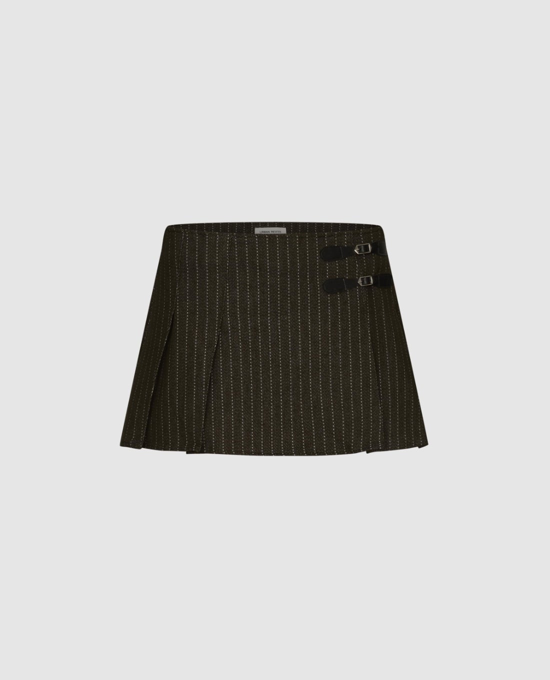 URBAN REVIVO - Chân váy chữ A mini họa tiết sọc