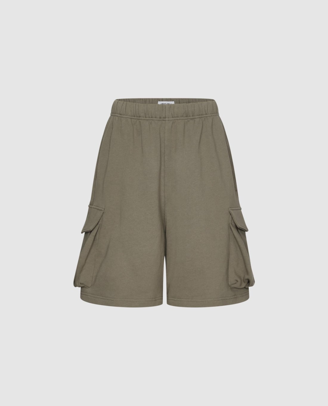 URBAN REVIVO - Quần short nữ ngang gối phối túi hộp