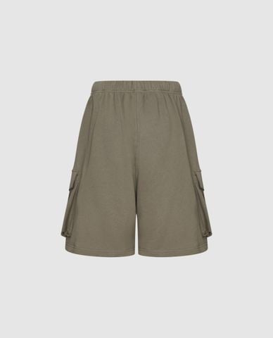  URBAN REVIVO - Quần short nữ ngang gối phối túi hộp 