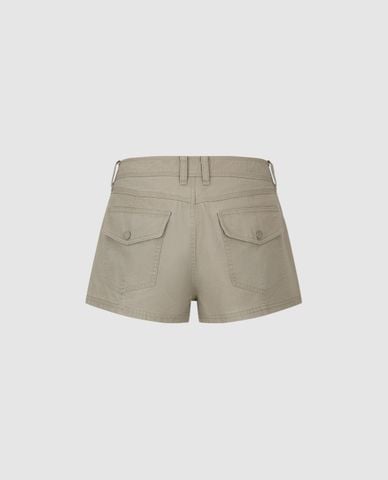  URBAN REVIVO - Quần short ngắn nữ phối túi 