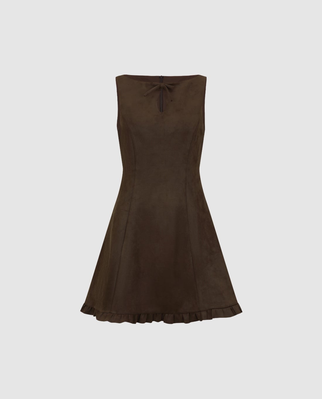 URBAN REVIVO - Đầm sát nách mini cổ khoét giọt nước