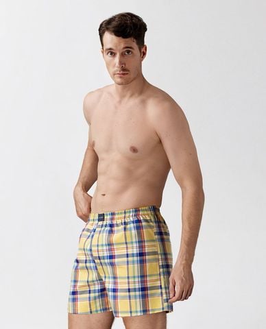  JOCKEY - Quần short nam mặc nhà sọc caro 