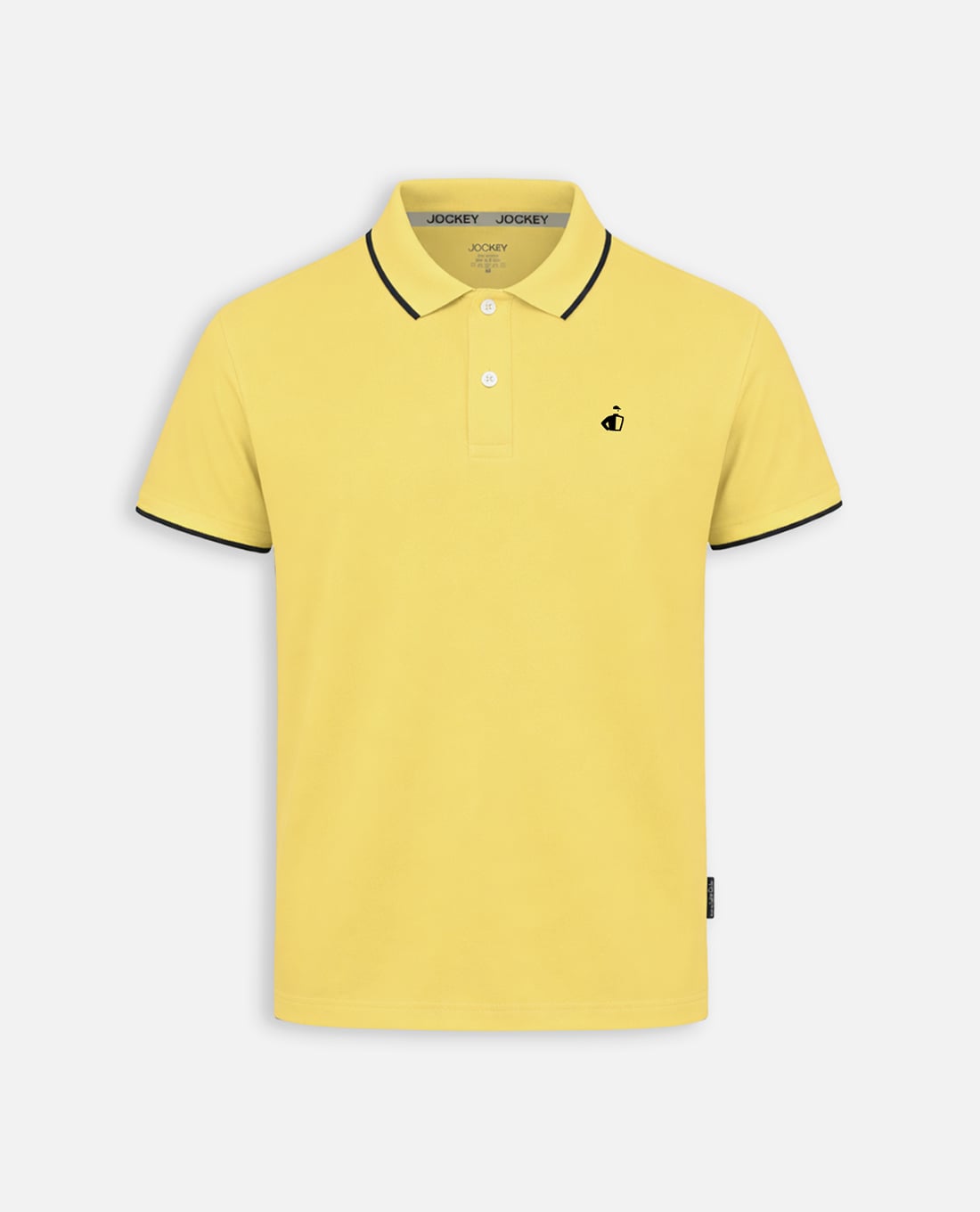 JOCKEY - Áo polo nam cổ bẻ tay ngắn thêu logo Half Boy