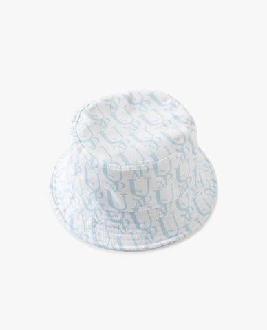  USPA - Nón bucket unisex họa tiết monogram 
