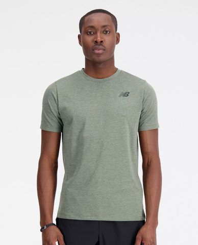  NEW BALANCE - Áo thun thể thao nam cổ tròn tay ngắn 