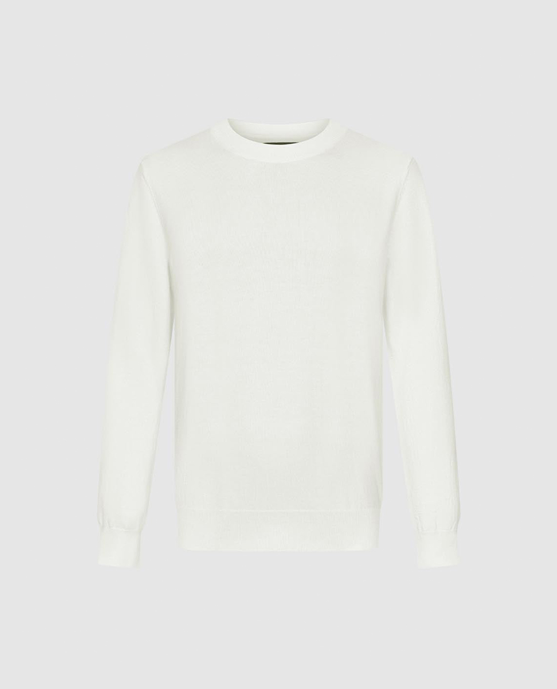 URBAN REVIVO - Áo dệt kim nam cổ tròn tay dài