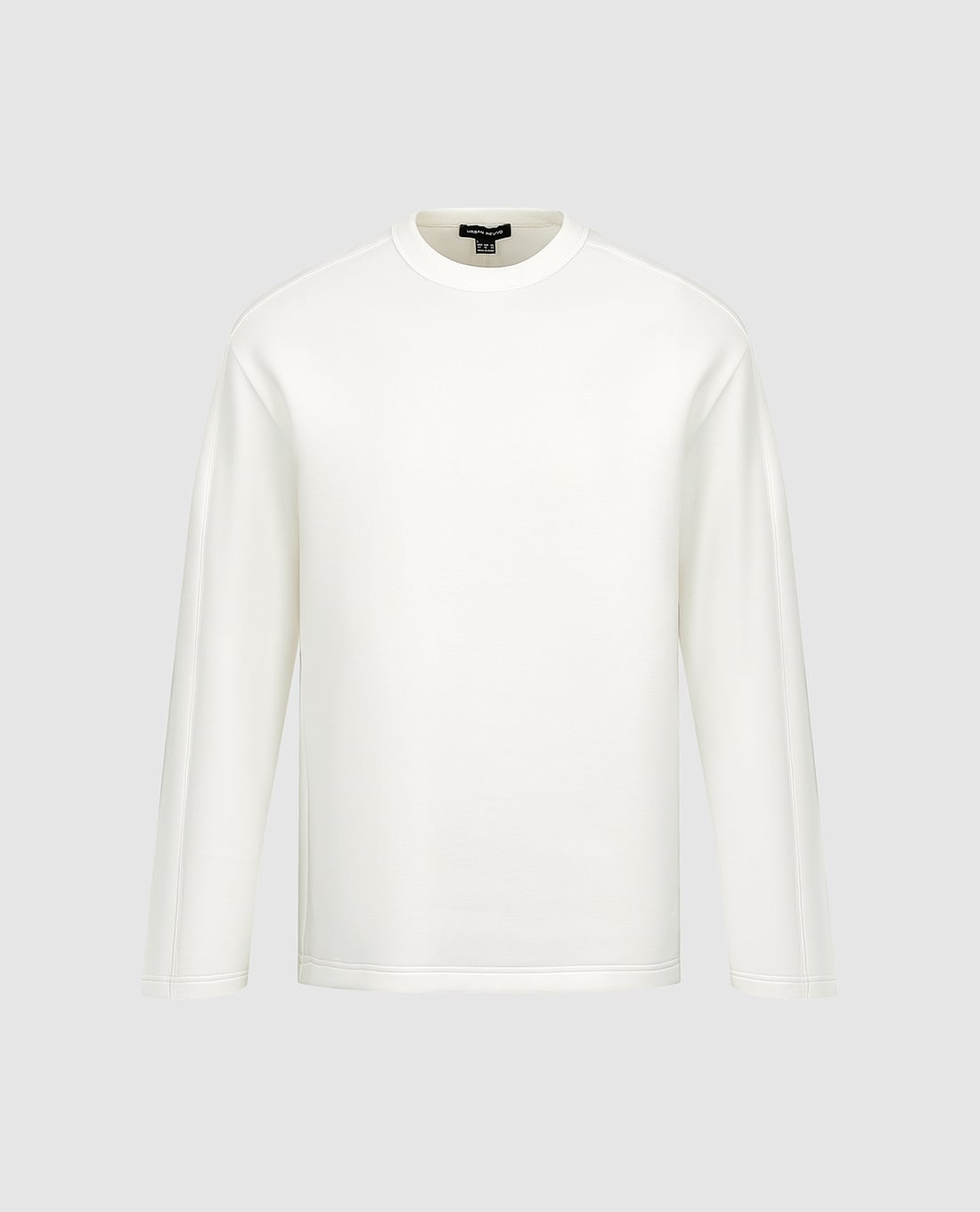 URBAN REVIVO - Áo thun nam cổ tròn tay dài thời trang