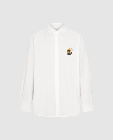  URBAN REVIVO - Áo sơ mi nam tay dài in hình pixel 