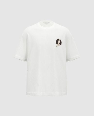  URBAN REVIVO - Áo thun nam cổ tròn tay ngắn in hình 