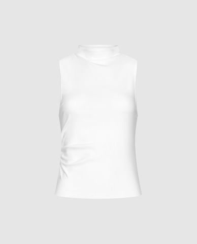  URBAN REVIVO - Áo sát nách nữ cổ đổ Skinny Fit 