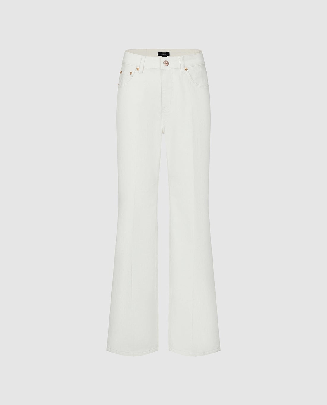URBAN REVIVO - Quần jeans nữ ống loe tối giản