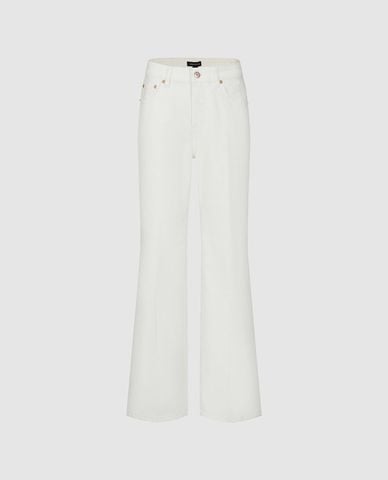  URBAN REVIVO - Quần jeans nữ ống loe tối giản 