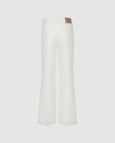  URBAN REVIVO - Quần jeans nữ ống loe tối giản 