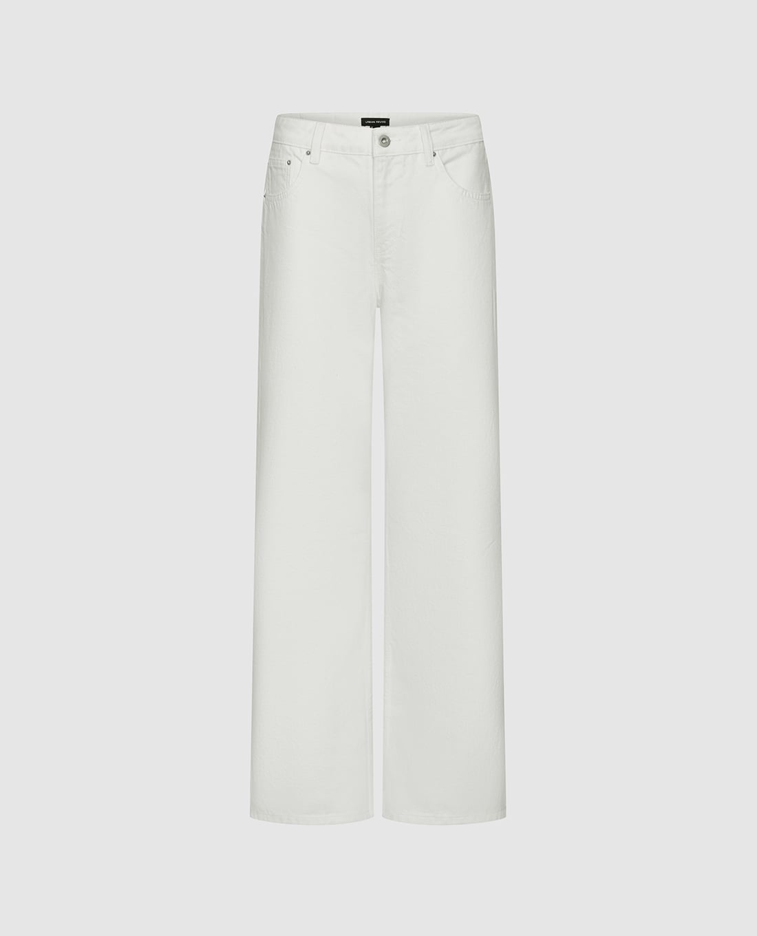 URBAN REVIVO - Quần jeans nữ ống rộng thời trang