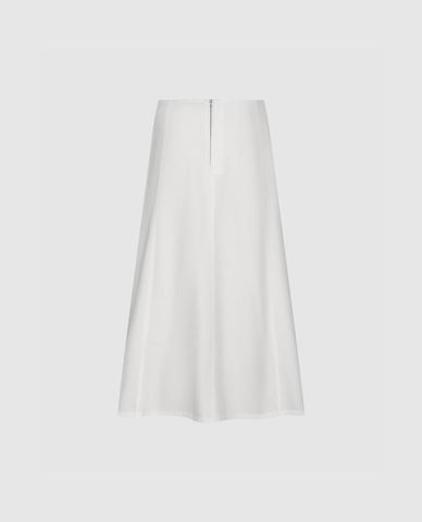  URBAN REVIVO - Chân váy denim midi dáng xòe 