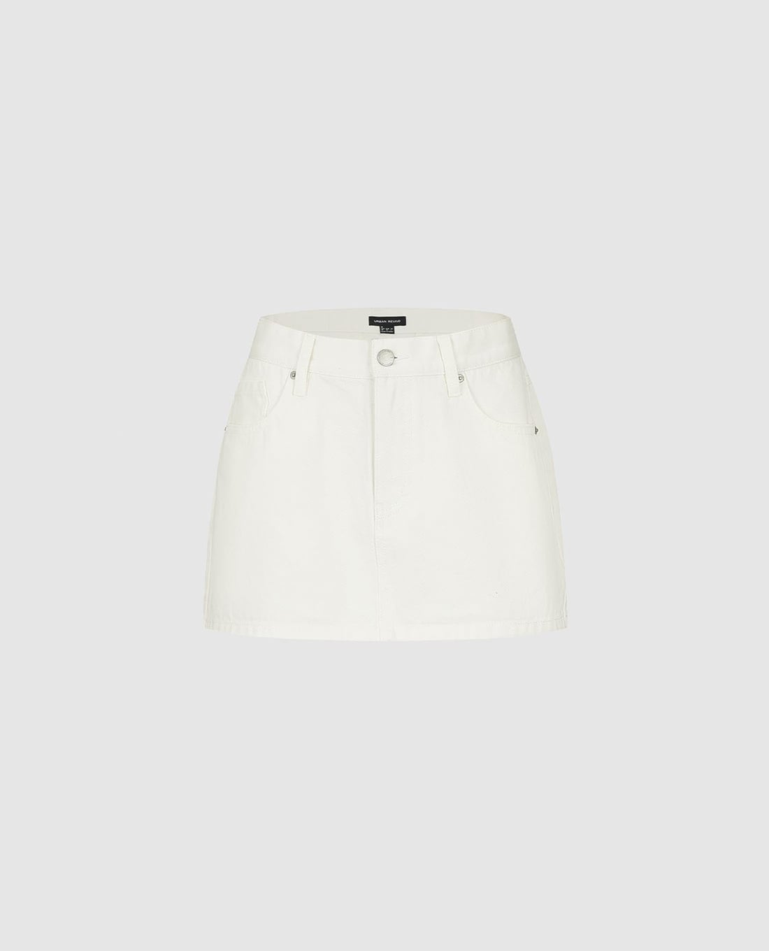 URBAN REVIVO - Chân váy denim mini dáng chữ A
