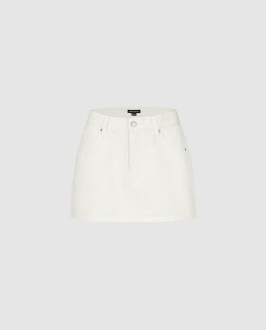  URBAN REVIVO - Chân váy denim mini dáng chữ A 