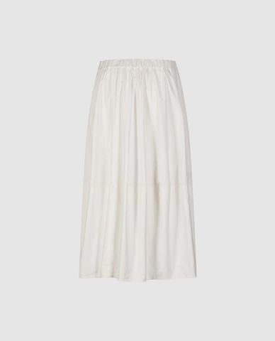  URBAN REVIVO - Chân váy phom suông midi lưng thun 