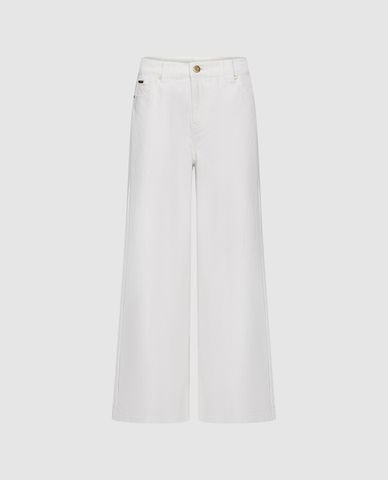  URBAN REVIVO - Quần jeans nữ ống rộng 