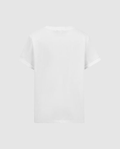  URBAN REVIVO - Áo thun nữ cổ tròn tay ngắn Printed 