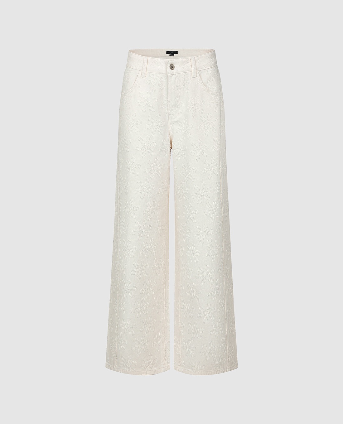 URBAN REVIVO - Quần jeans nữ ống rộng hiện đại