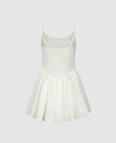  URBAN REVIVO - Đầm hai dây mini dáng xòe 