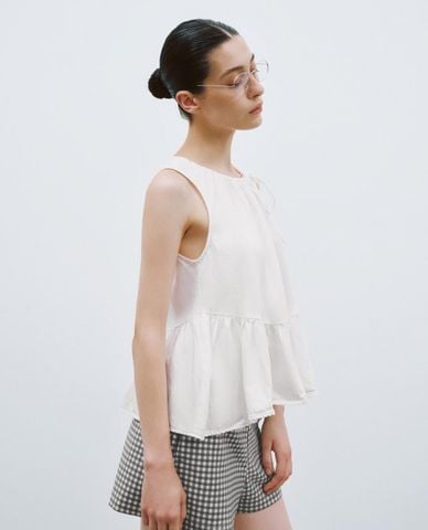  URBAN REVIVO - Áo sát nách nữ dáng xòe 