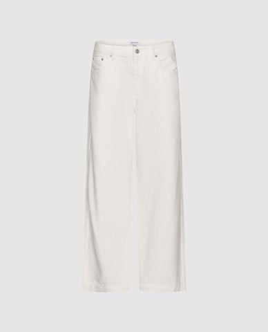  URBAN REVIVO - Quần jeans nữ ống rộng thanh lịch 