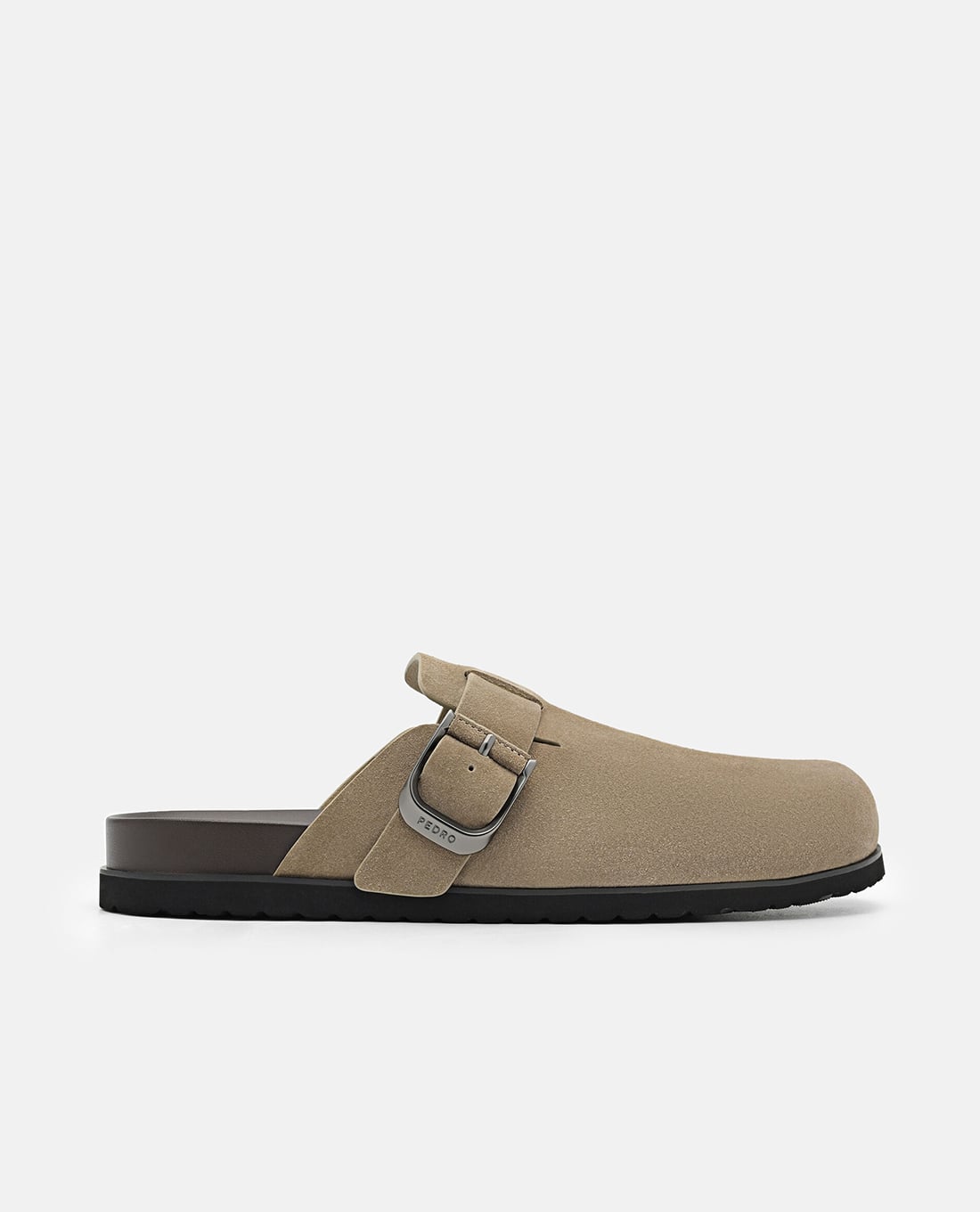 PEDRO - Giày mules nam mũi tròn Helix Suede