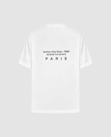  URBAN REVIVO - Áo thun nam cổ tròn tay ngắn 